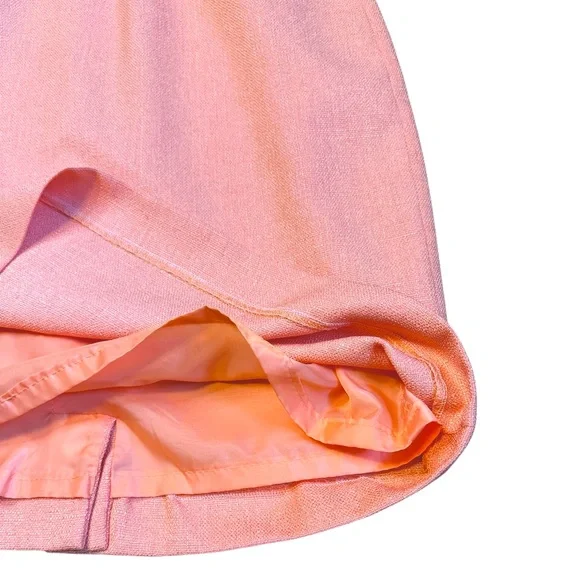 PRESTON & YORK 100% Polyester Coral Sleeveless Dress Women Size 8 - Picture 5 of 8